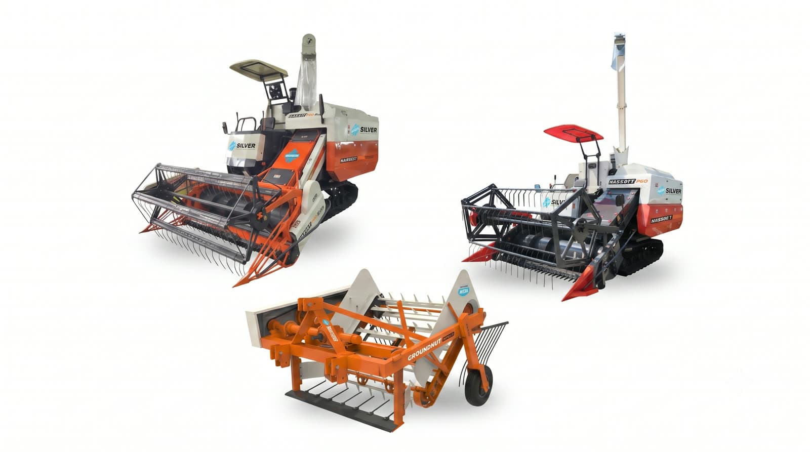 Harvesters exported from India by VP Global Exim